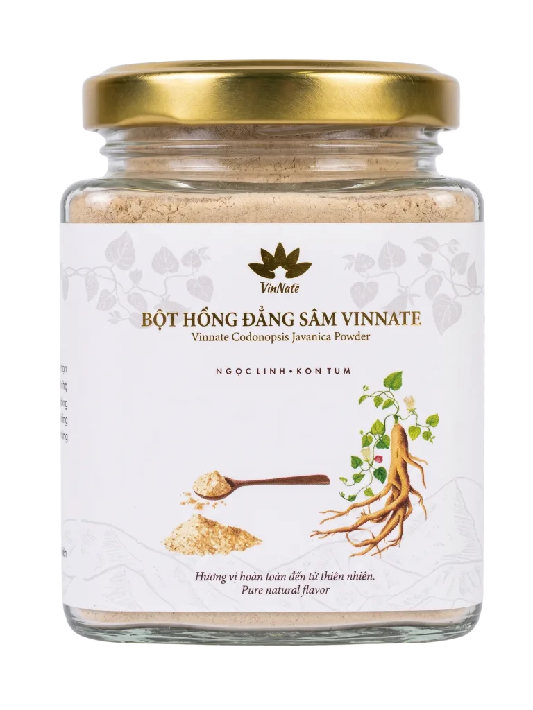 Bột Hồng Đẳng Sâm Vinnate - Hũ 100gr