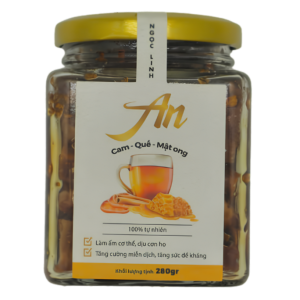 An - Cam Quế Mật ong Vinnate - Hũ 280gr.