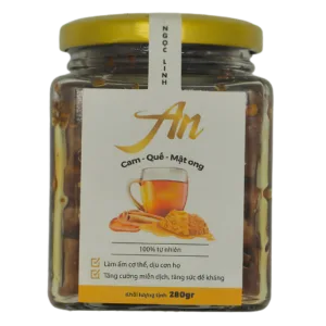 An - Cam Quế Mật ong Vinnate - Hũ 280gr.