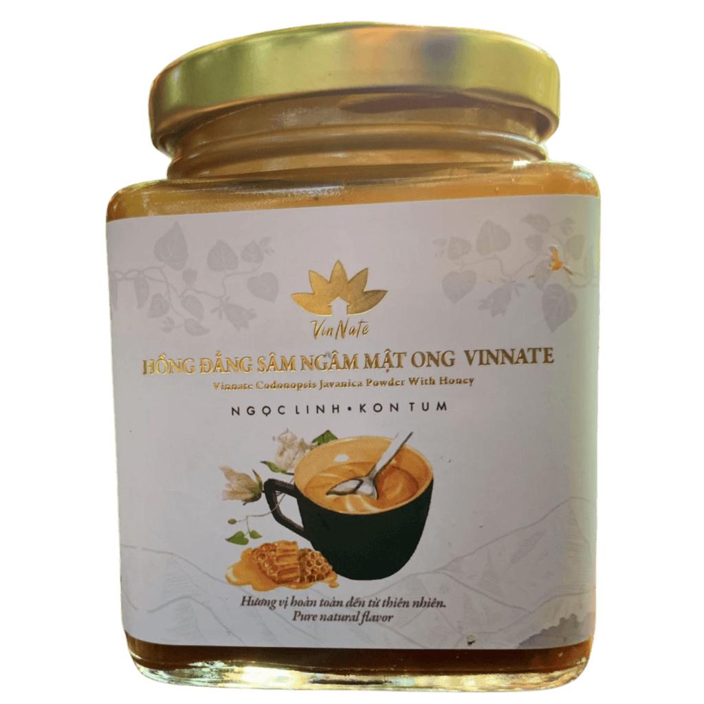 Hồng Đẳng Sâm ngâm mật ong Vinnate - Hũ 250gr