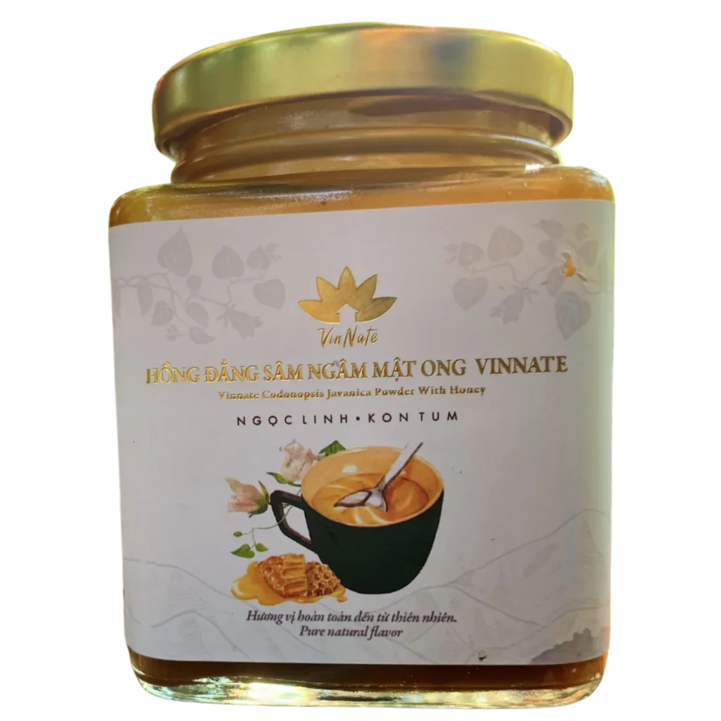 Hồng Đẳng Sâm ngâm mật ong Vinnate - Hũ 250gr