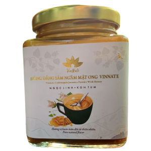Hồng Đảng Sâm ngâm mật ong Vinnate - Hũ 250gr
