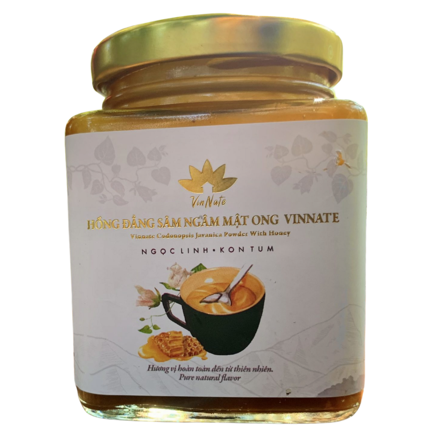 Hồng Đảng Sâm ngâm mật ong Vinnate - Hũ 250gr