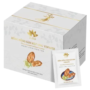 Hồng Đẳng Sâm ngâm mật ong Vinnate – Hộp 30 gói x 3,2gr