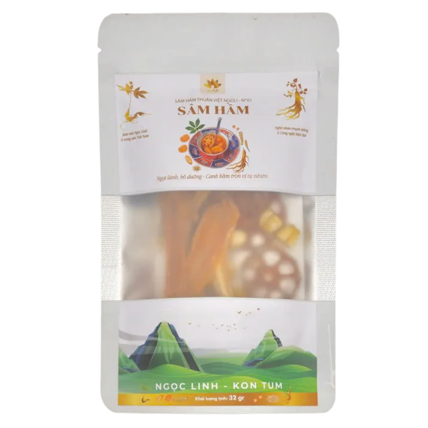 Sâm hầm thuần Việt NgoLi Vinnate – Gói 32gr